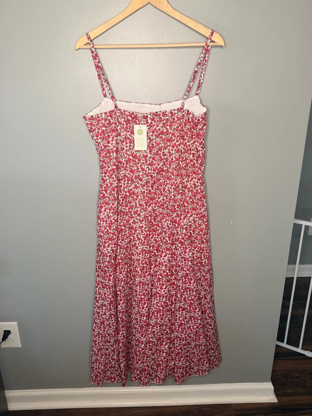NWT J. Crew Seamed Flare Midi Dress in Liberty Fabric - Eliza’s Red Fabric